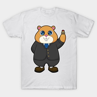 Hamster as Groom with Wedding ring T-Shirt